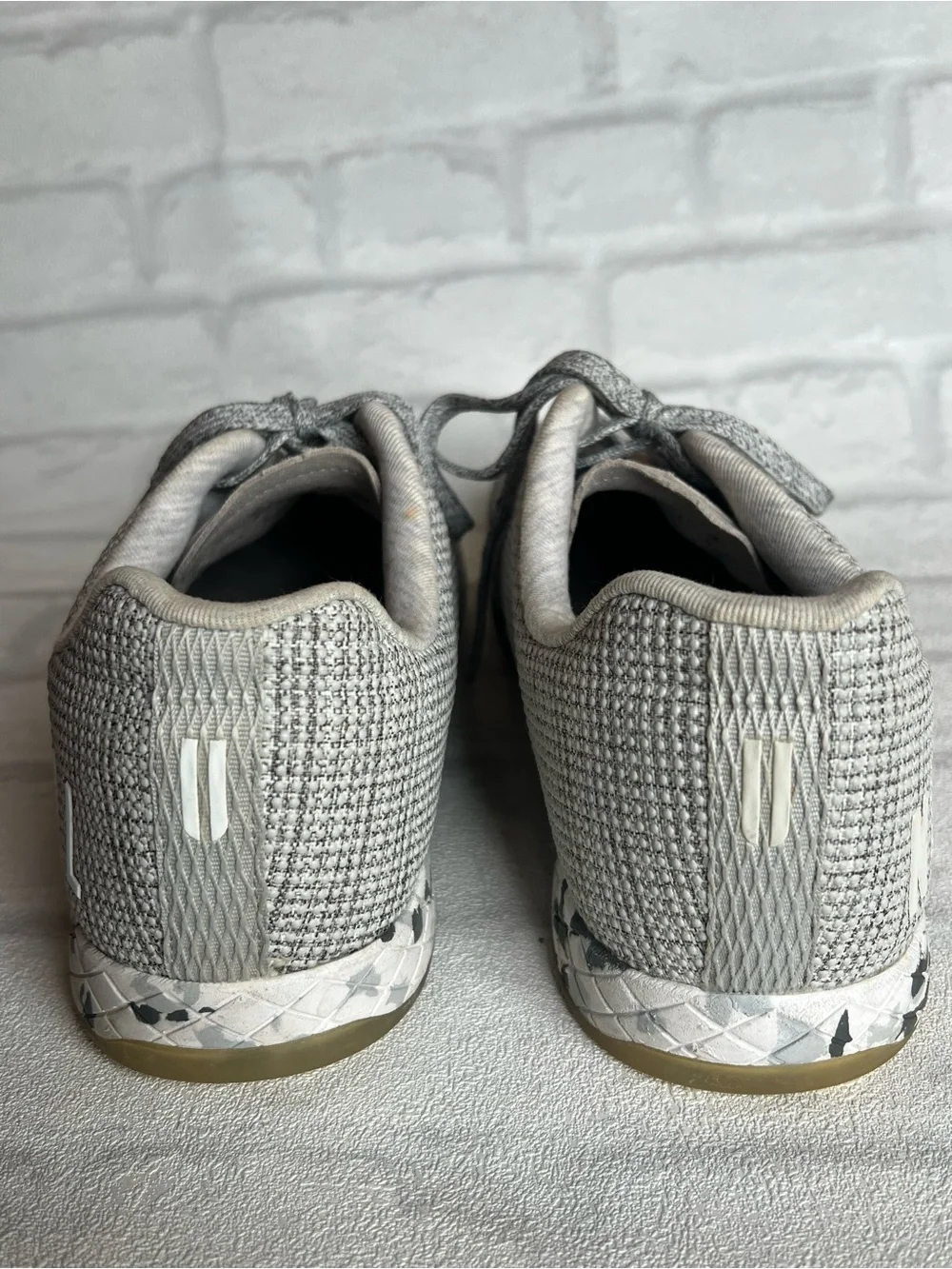 NOBULL Trainers Grey Knit/ Graphite Camo Sole Athletic Sneakers active